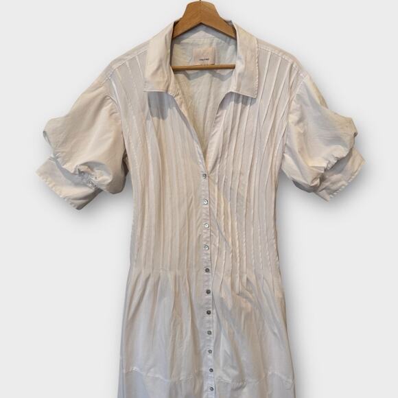 Cinq à Sept Monty Pleated Midi Dress Size 8 - Picture 7 of 13